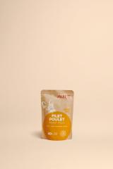 Katzennassfutter im Beutel mit Poulet und Lachs